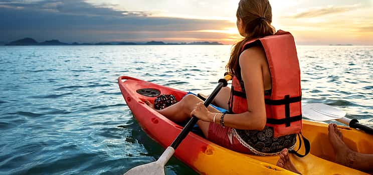 Photo 1 Lisbon Kayak Tour to Arrábida Beaches