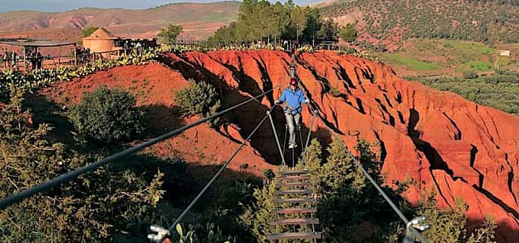 Photo 1 Half-day Zip-Line and Hiking Tour in Atlas Mountains