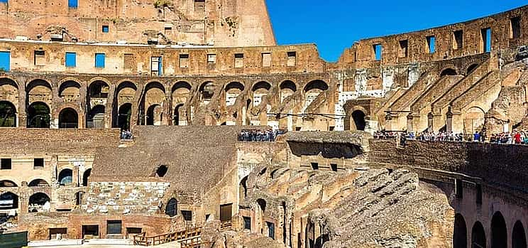 Photo 1 Colosseum Gladiator Arena Floor with Palatine Hill and Roman Forum Guided Tour