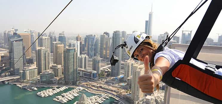 Photo 1 Zipline Experience in Dubai Marina with Private Transfers