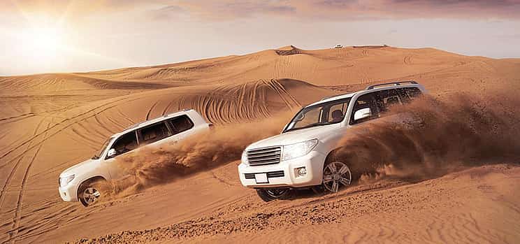 Photo 1 Adventure through Evening Desert Safari with BBQ Dinner