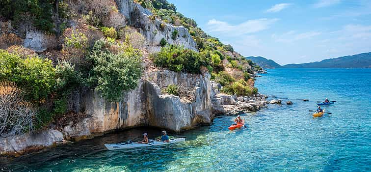 Foto 1 Fortgeschrittene Seekajakfahrt zur Insel Kekova. Privat Tour