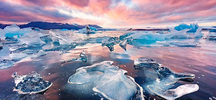 Foto 1 Costa Sur, Laguna Glaciar de Jokulsarlon y Playa Diamante