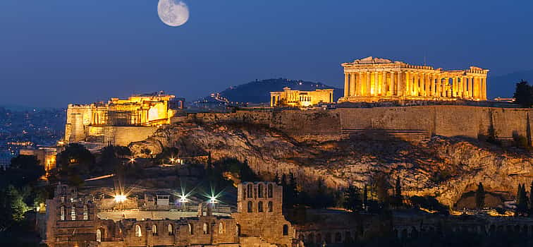 Foto 1 Athen bei Nacht Private Tour