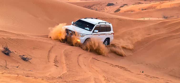 Photo 1 Morning Desert Safari with Sandboarding and Camel Ride