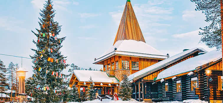 Foto 1 Das Weihnachtsdorf und der Polarkreis