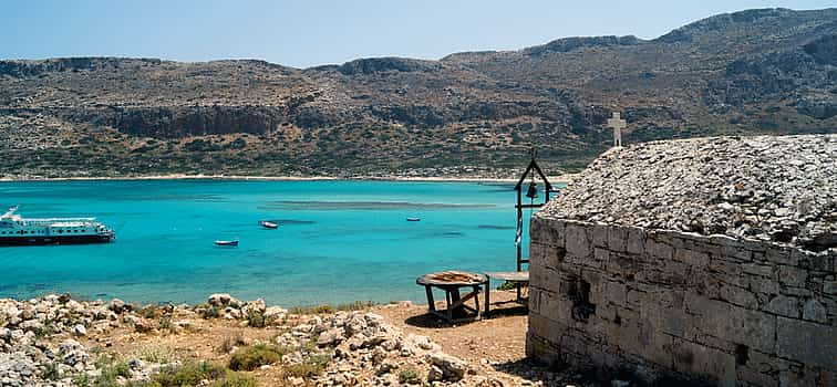 Foto 1 Balos - Blaue Lagune und die Insel Gramvousa von Heraklion aus