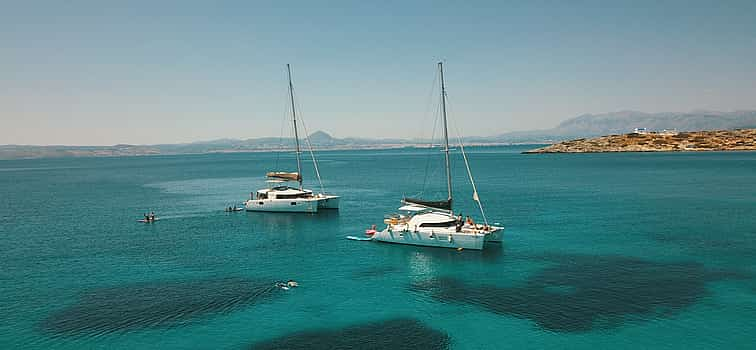 Photo 1 Luxury Catamaran Sunset Cruise from Heraklion